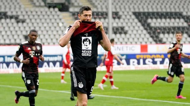 体育迷-莱万追平盖德·穆勒纪录 超越纪录悬念留到末轮